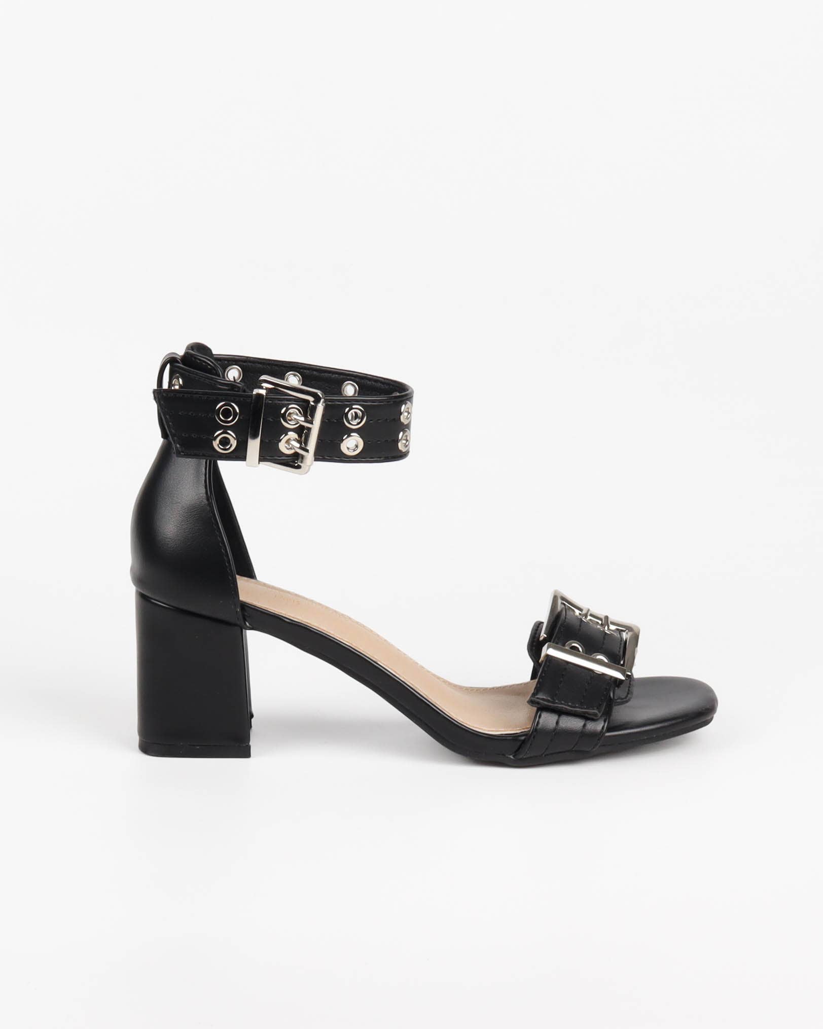 La Bottine Souriante - Wholesale Sandals - Women's - Women's Heeled Sandals with Metal Buckles0