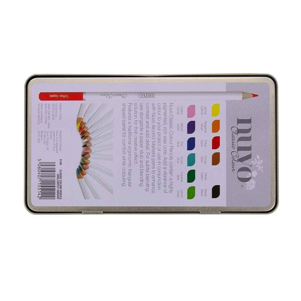 Tonic Studios - Wholesale Colored Pencil - Nuvo - Classic Colouring Pencils - Brilliantly Vibrant - 514N1
