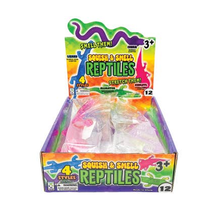 Geddes - Wholesale Squishy Toy - Kids & Baby - SQUISH N SMELL REPTILES  12/DSP7