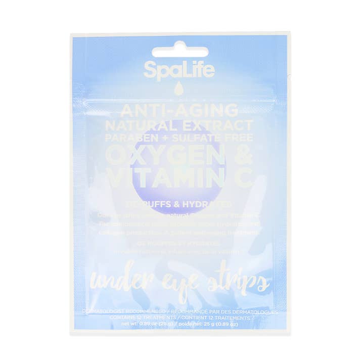 My Spa Life - Wholesale Eye Treatment Mask - Oxygenated Under Eye Strips, Depuffs & Hydrates - 6 Pairs
