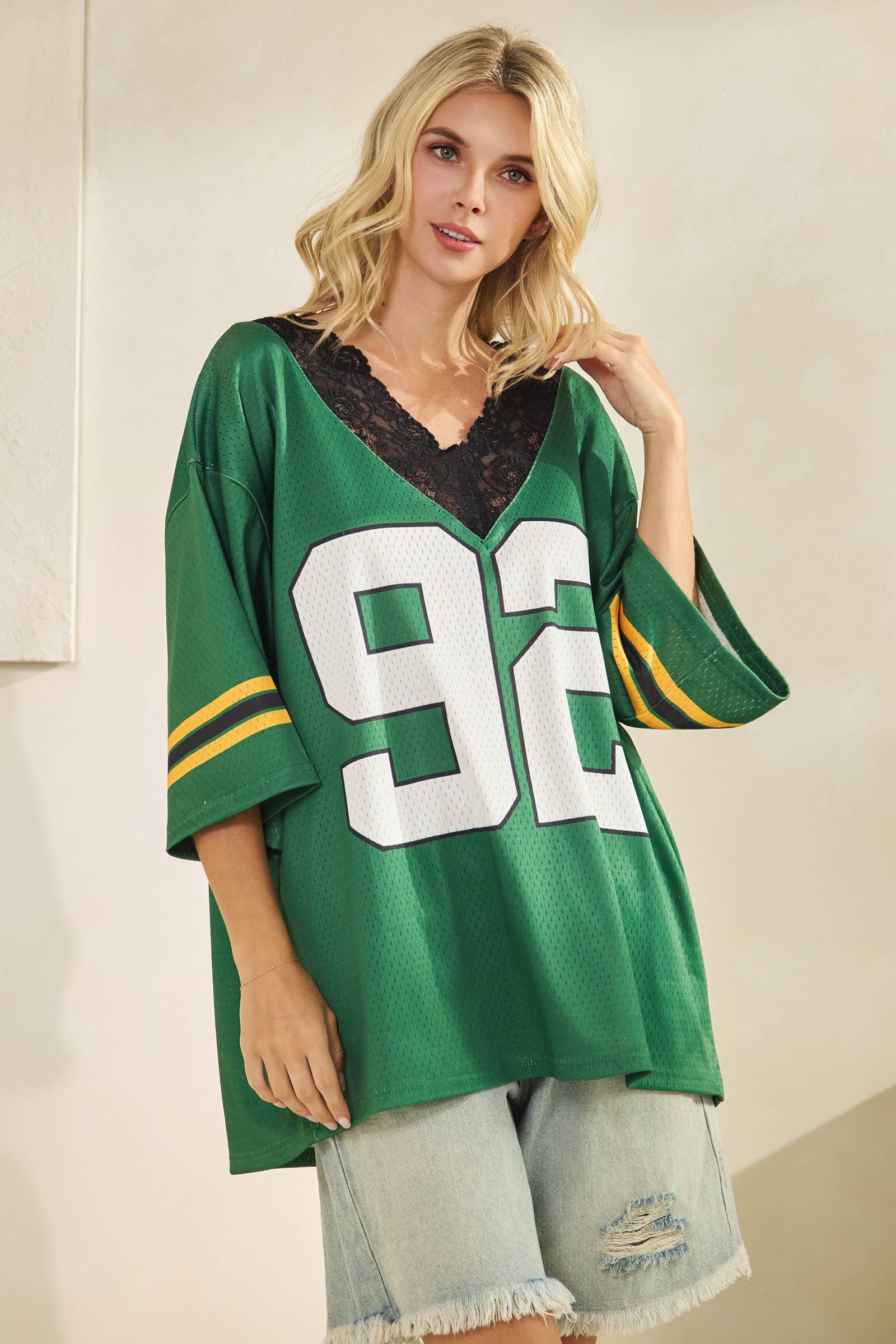 miroh - Wholesale Tunic - Women's - VT74 - LACE JERSEY