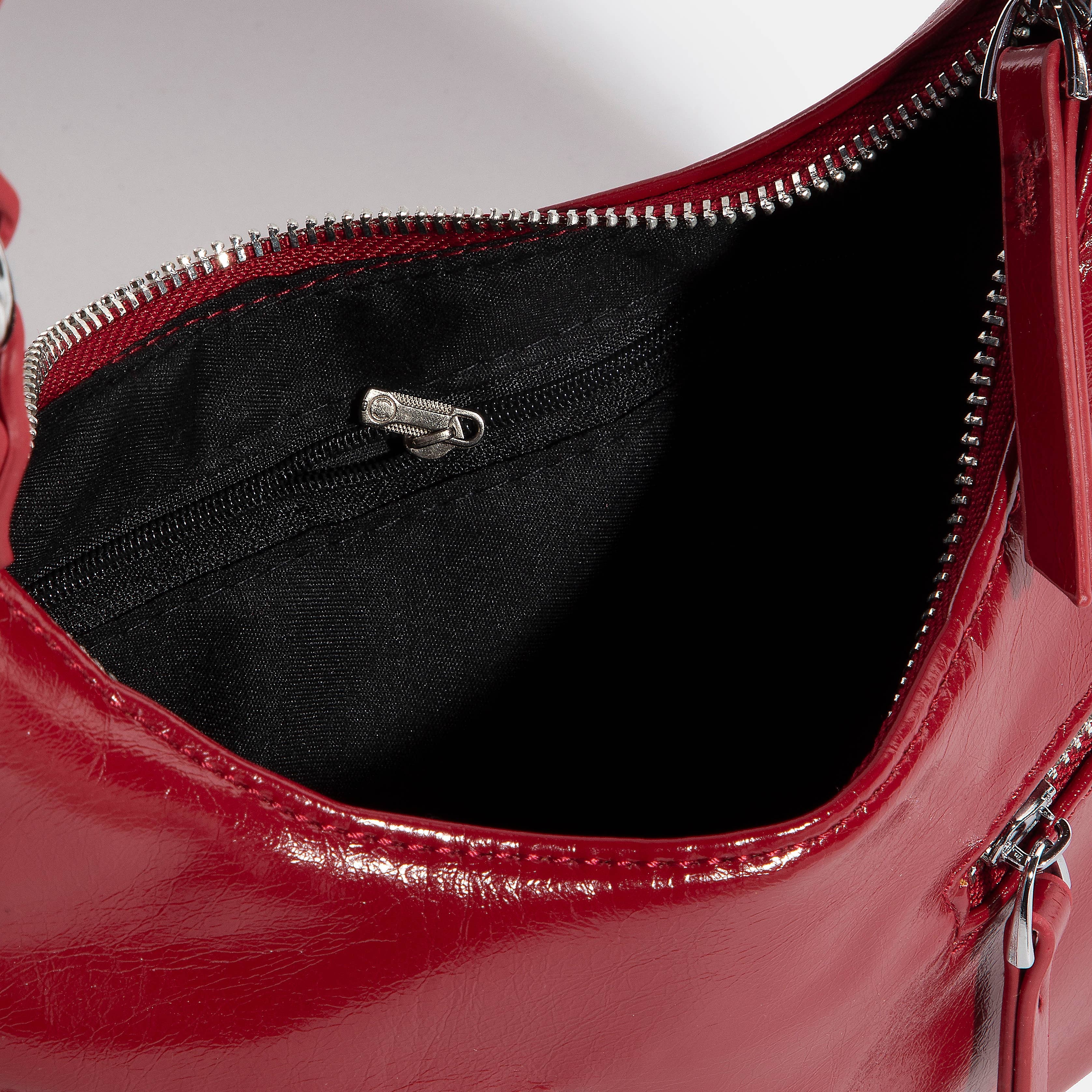 Collections by Fame Accessories - Wholesale Crossbody Bag - Women's - Large Buckle Triple Zipper Hand Bag5