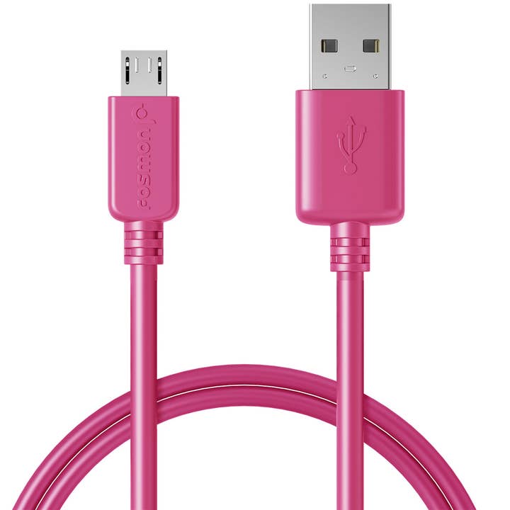 VIVID 2.1v Micro USB Sync and Charge Cable 40 inches for wholesale by Fosmon