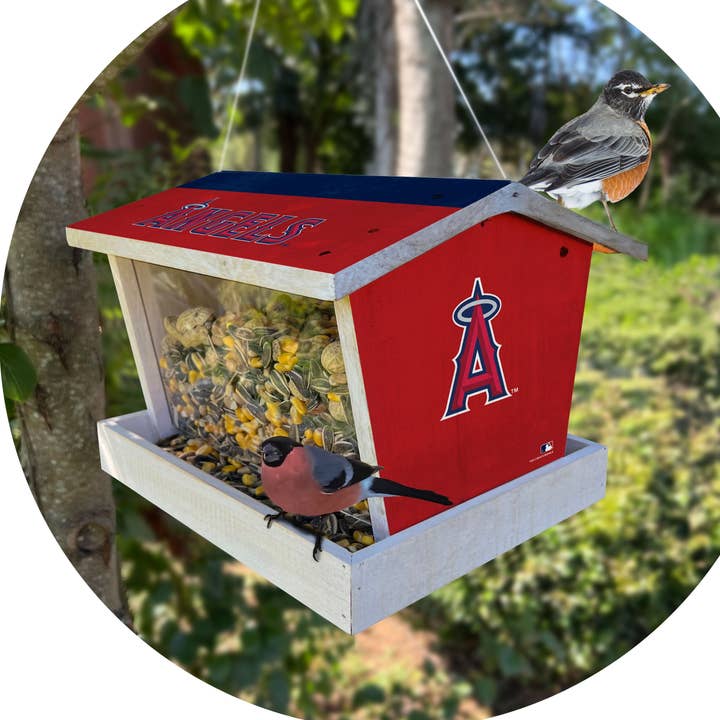 Mangeoire pour oiseaux des Los Angeles Angels de la MLB pour les fans de sport - Assemblée pour la vente par Fan Creations