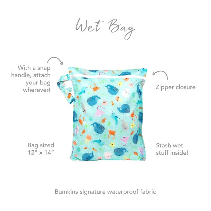 Bumkins - Wholesale Wet Bag - Kids & Baby - Wet Bag: Ocean Life12