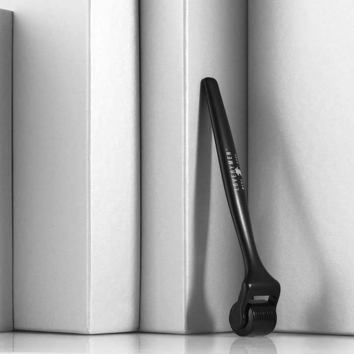 Lovery - Wholesale Beard Conditioner - LOVERYMEN Derma Roller – 540 Titanium-Coated Microneedles5