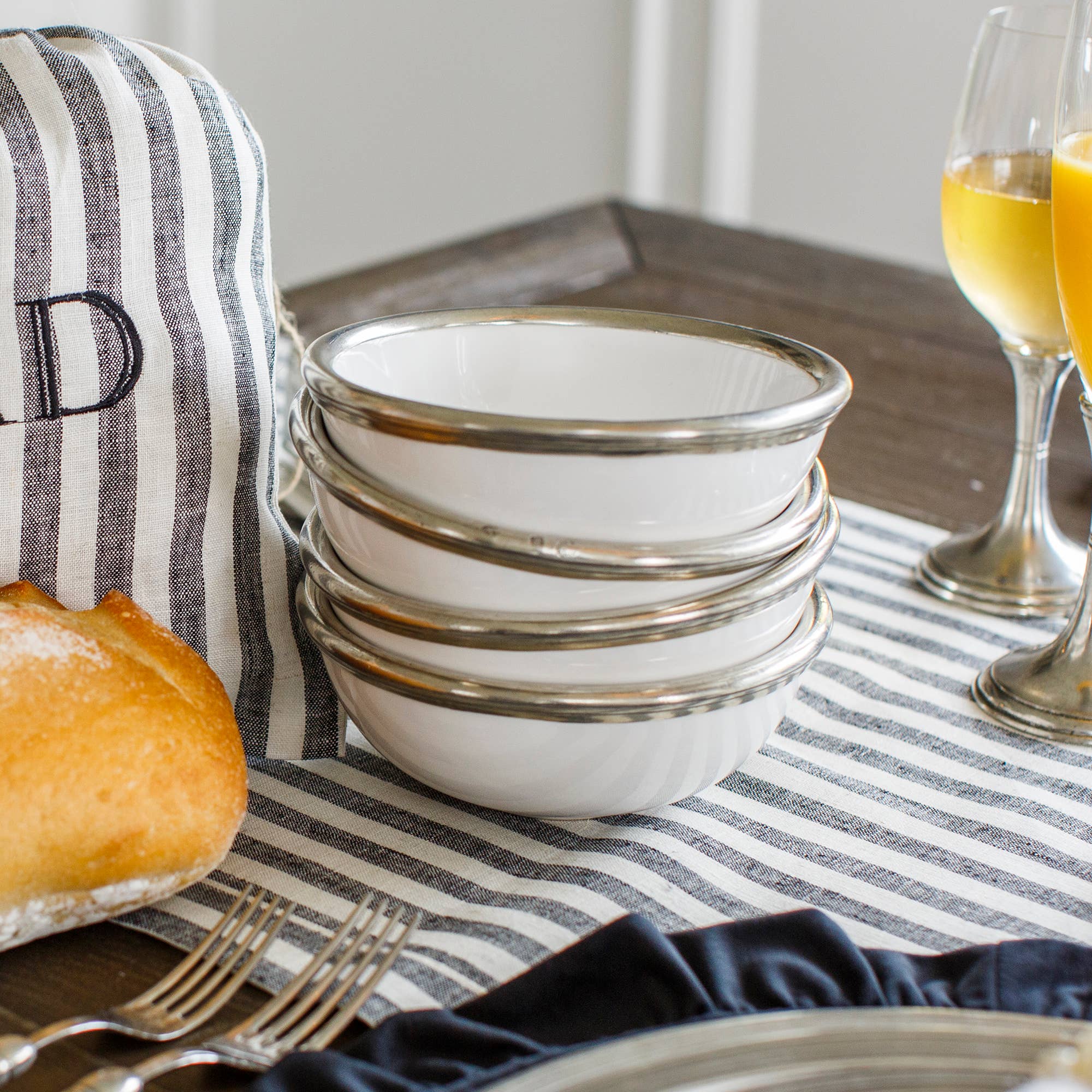 Arte Italica & Crown Linen Designs - Vendita all'ingrosso Ciotola - Ciotola per cereali toscani5