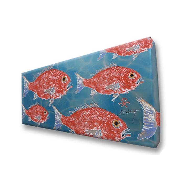 Red Snapper Metal Wrap Print | Nautical for wholesale by Fish Aye Trading