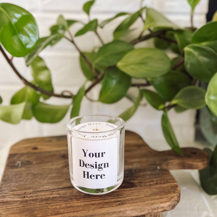 Illuminate Space - Wholesale Jar/Filled Candle - Custom Small Glass Tumbler Candle
