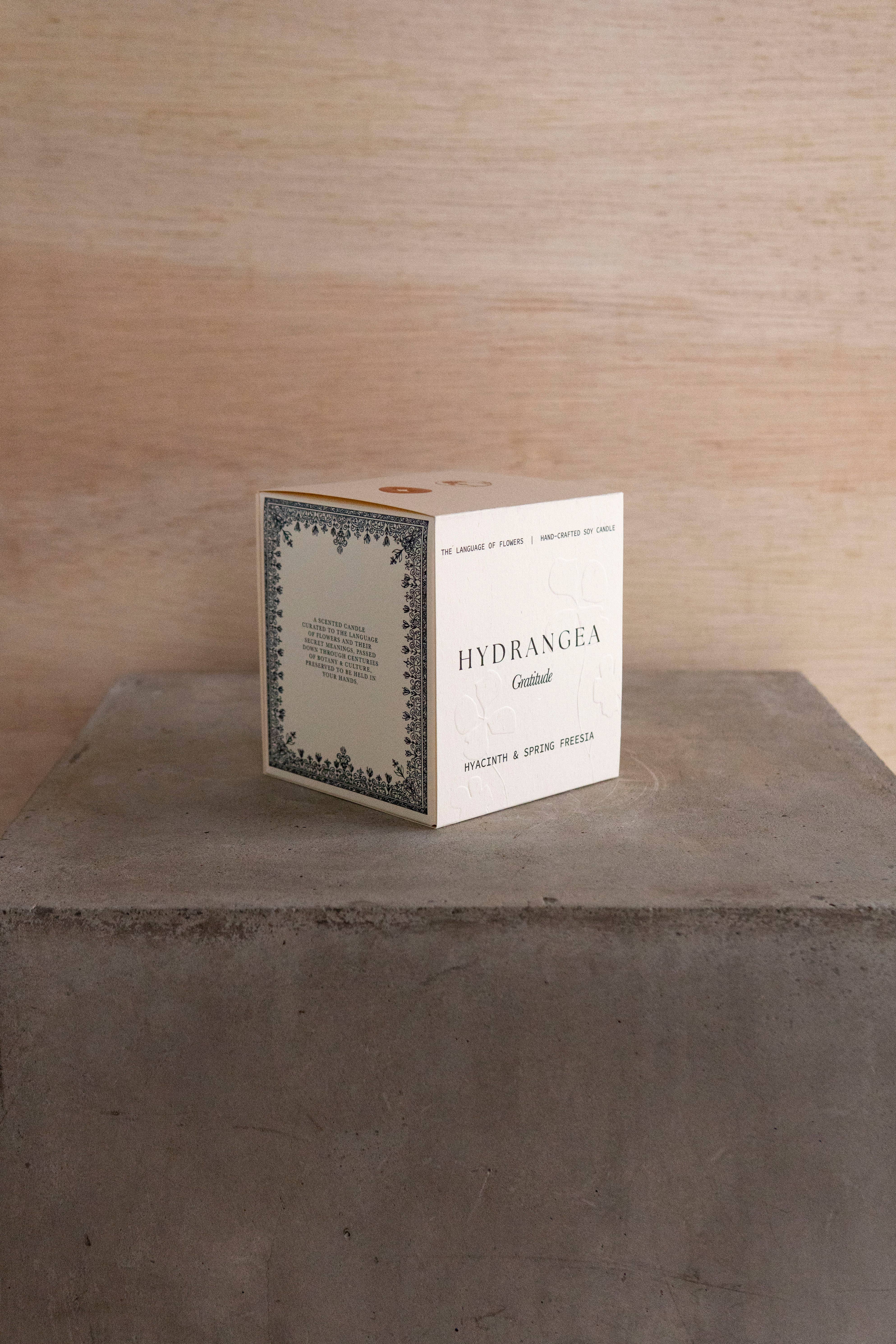 Studio Sol Store - Wholesale Jar/Filled Candle - Hydrangea Candle | Gratitude4