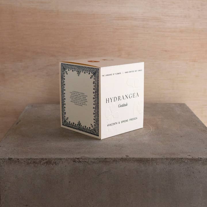 Studio Sol Store - Wholesale Jar/Filled Candle - Hydrangea Candle | Gratitude4