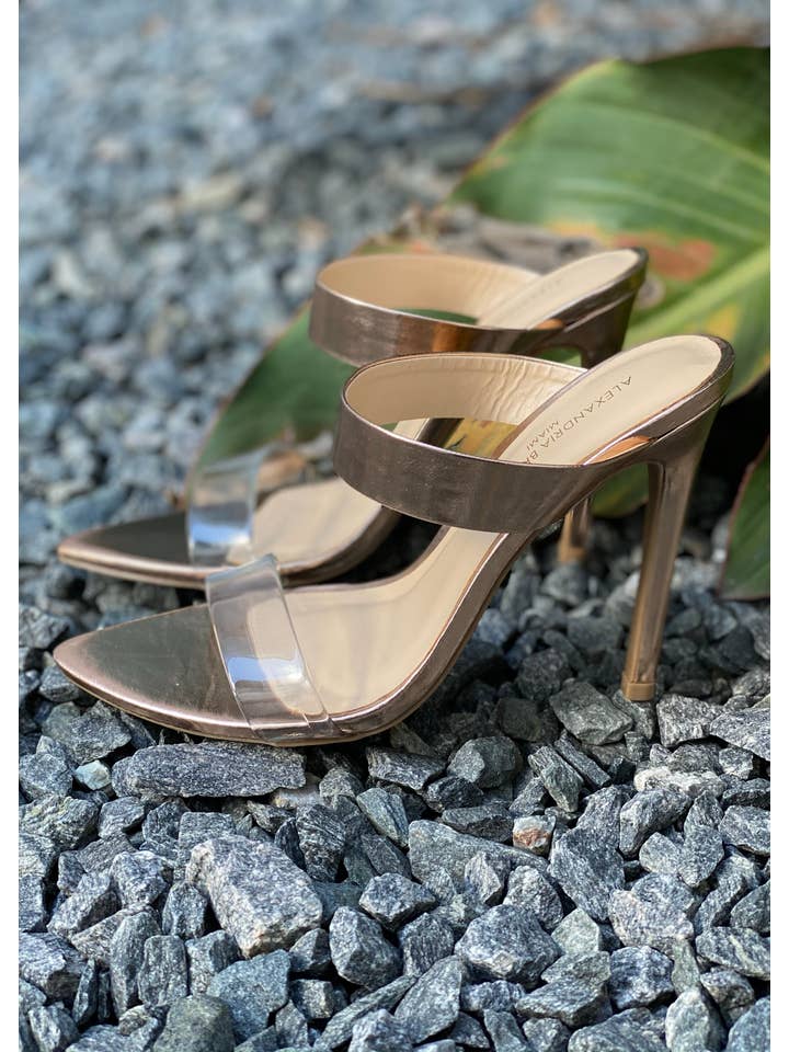 Shoes By Alexandria Brandao - Wholesale High Heels - Women's - Audrey Rose Gold Heel6