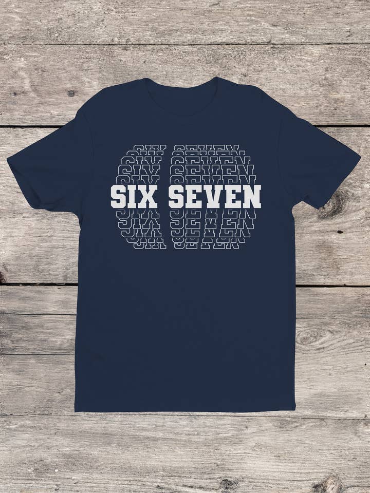 Swift Retail - Wholesale T-Shirt - Men's - Six Seven Bold Typography Design Men's T-shirt0