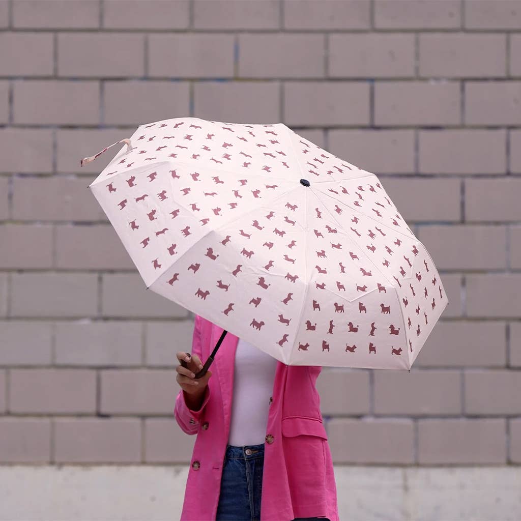 Balvi – wholesale Umbrella – Women's – Umbrella, Puppymbrella, beige, with cover, nylon6