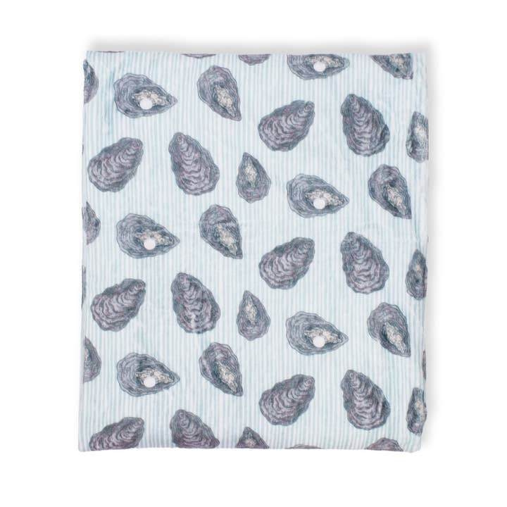 Awe Shucks Throw Blauw/Grijs 50x60 voor wholesale door The Royal Standard