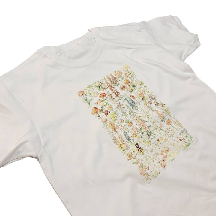 Adolphe Millot Vintage Botanical Art T-Shirt for wholesale by ZZZEBRAAA LIMITED