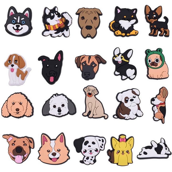 Encantos de Zuecos con Razas de Perros Adorables para venta al por mayor de Otterware