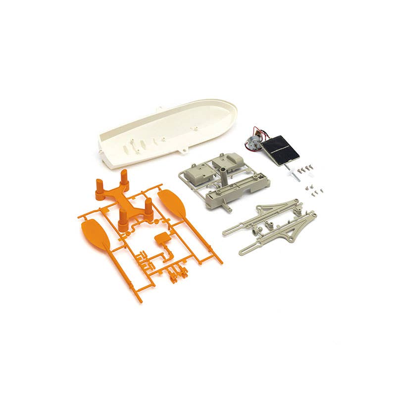 PlaySTEM - Wholesale DIY Craft Kit - Kids - Sun Seeker - Solar Powered Row Boat Kit2