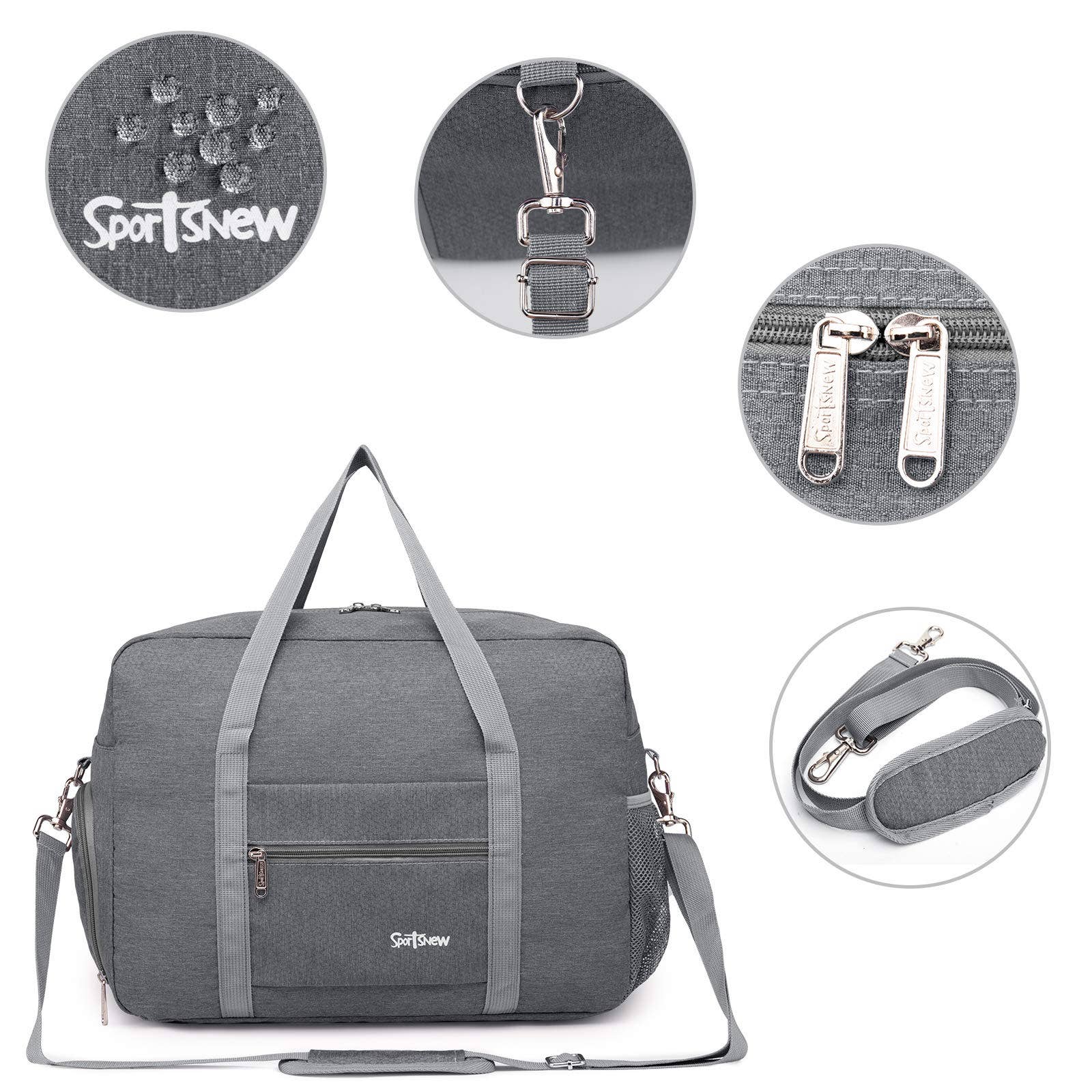 wandf – Großhandel Sporttasche – Unisex – Sportsnew 16" Sporttasche mit Nass-Schuhfach, Reisetasche8