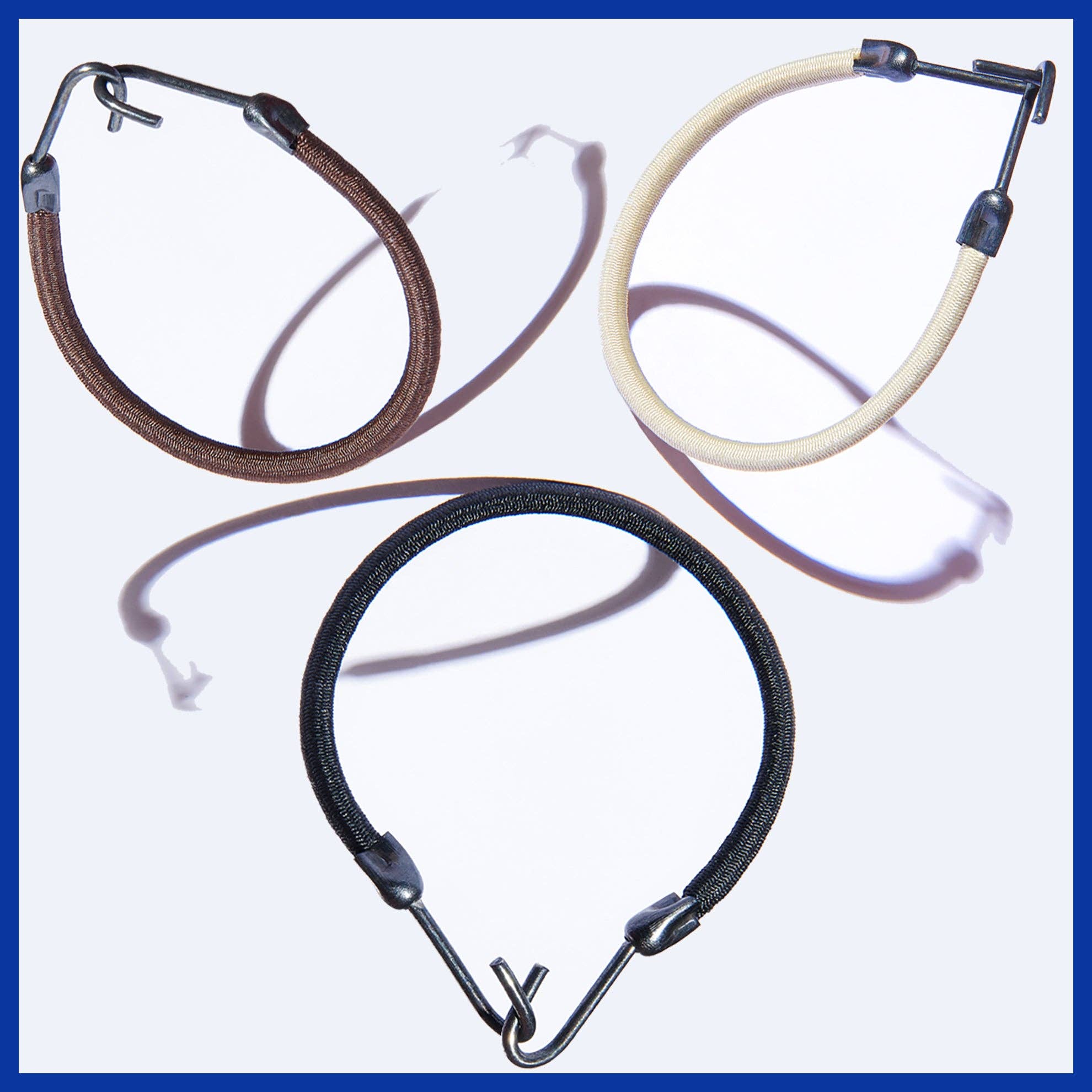 Hairpins by Damian Monzillo - Wholesale Hair Tie - Resistance™ 10cm Bungees/Hair Ties 8-Pack0