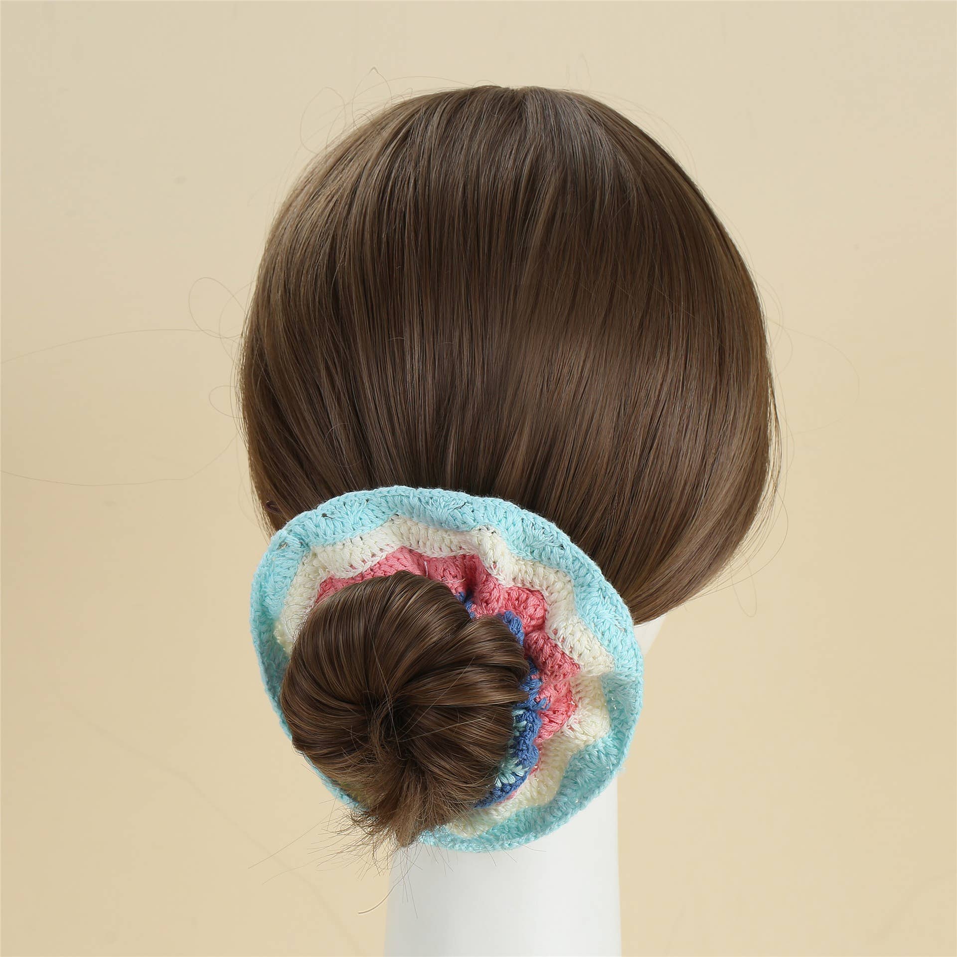 Tourtiwi - Wholesale Scrunchie - Women's - Boho Colorful Handmade Crochet Flower Hair Tie13