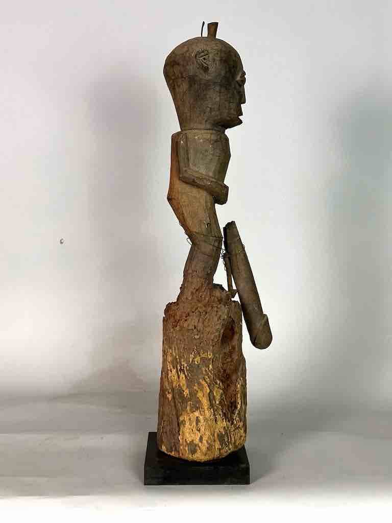 The Niger Bend - Venta al por mayor Escultura - Estatua de fetiche de fertilidad del pene articulado masculino con fuente vintage |20