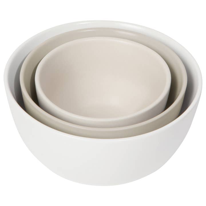 Matte White Prep Bowl Set of 3 and other Purchase Wholesale bowl set. Free Returns & Net 60 Terms on Faire trending on Faire.