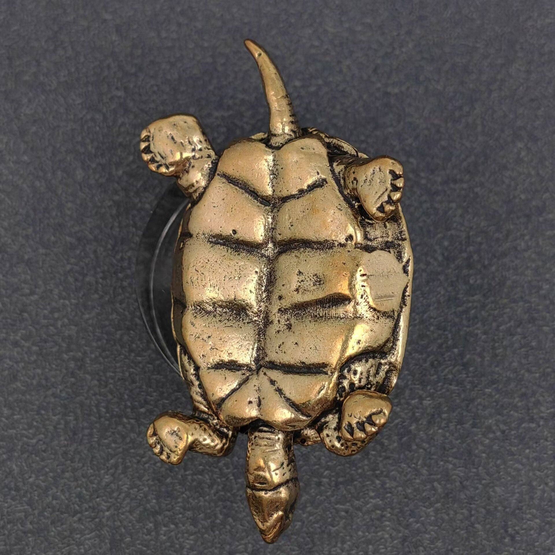 Mio Queena - Wholesale Decorative Figurine - Brass Chinese Divination Style Turtle Desktop Ornaments1