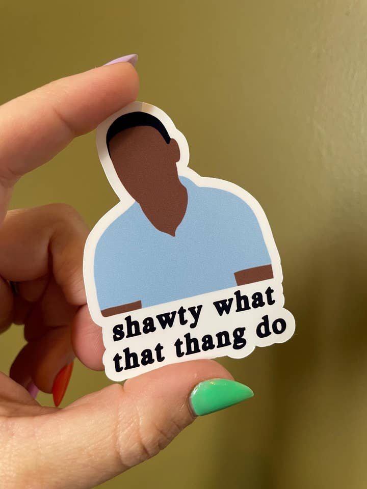 Winston Shawty Que Fait Cette Chose Autocollant Vinyle pour la vente par Steele Creative Co