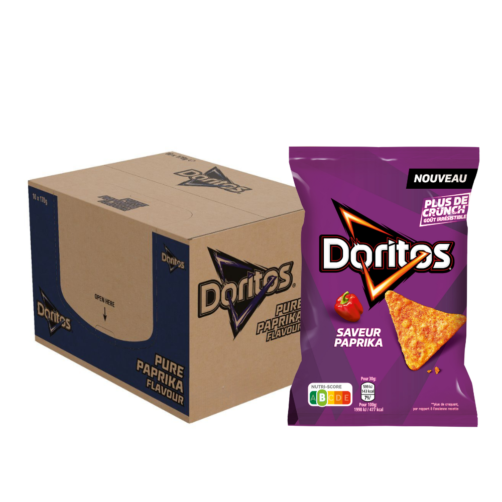 123bonbon - Vendita all'ingrosso Patatine - DORITOS Aroma paprika2
