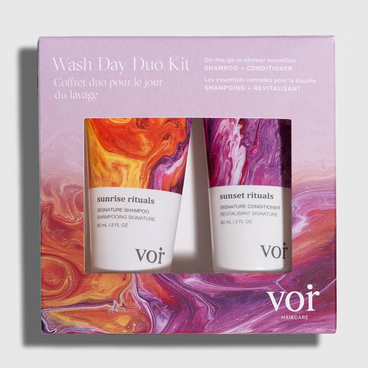 WASH DAY DUO KIT - Shampoo og balsam for engroshandel hos Voir Haircare