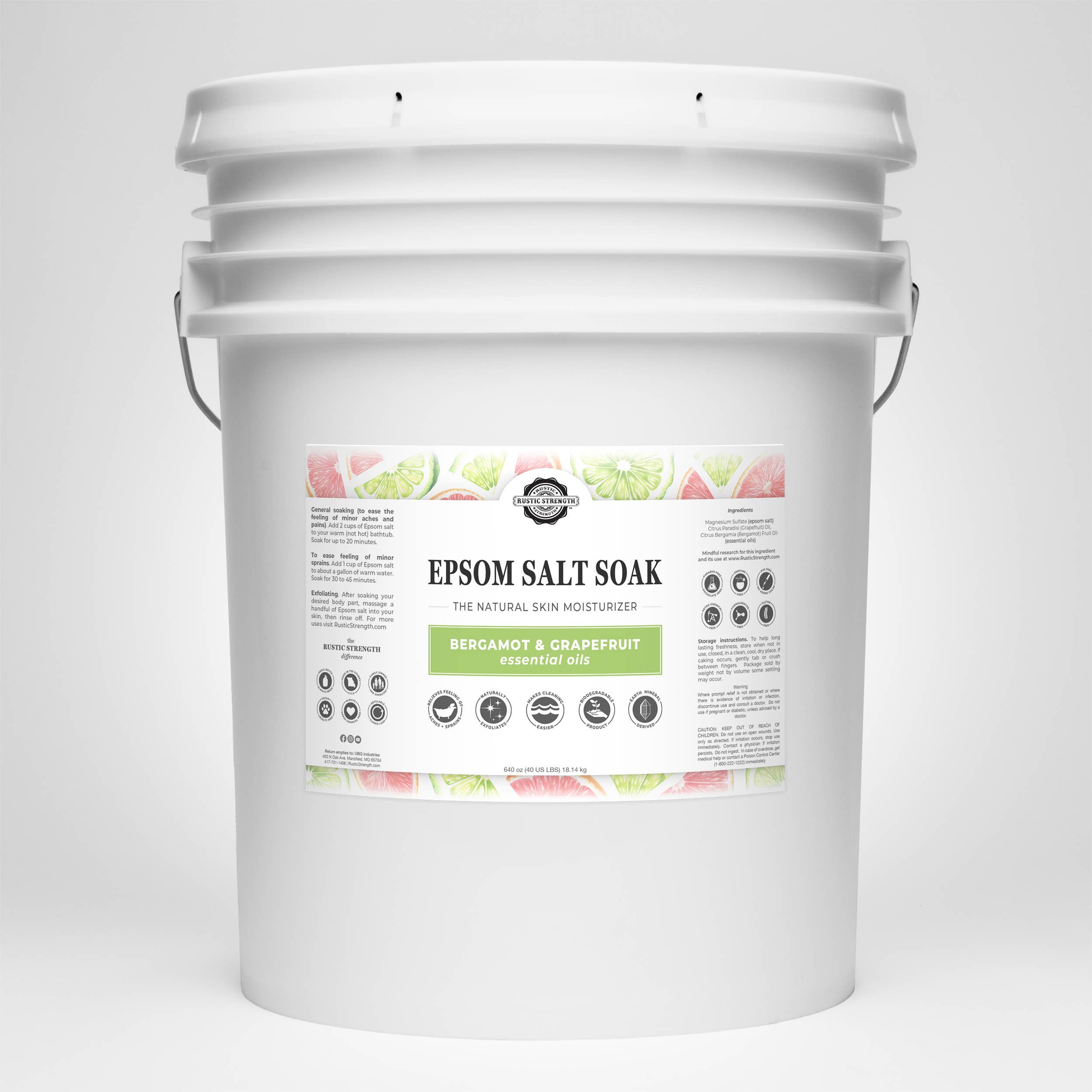 Rustic Strength - Wholesale Bath Soak/Milk - Scented Natural Bath Soak Epsom Salt | Moisture Aromatherapy2