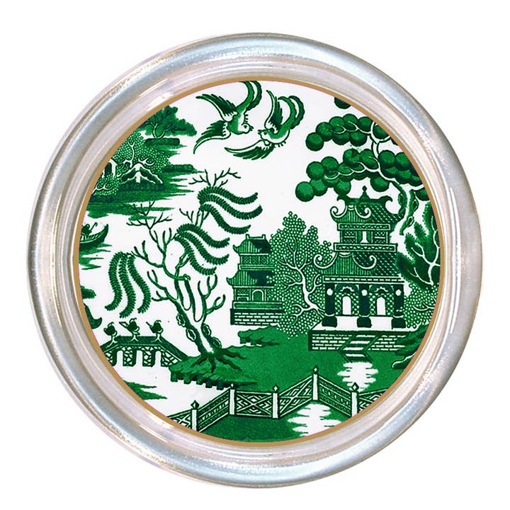 C6146- Green Willow Coaster for wholesale by Marye-Kelley