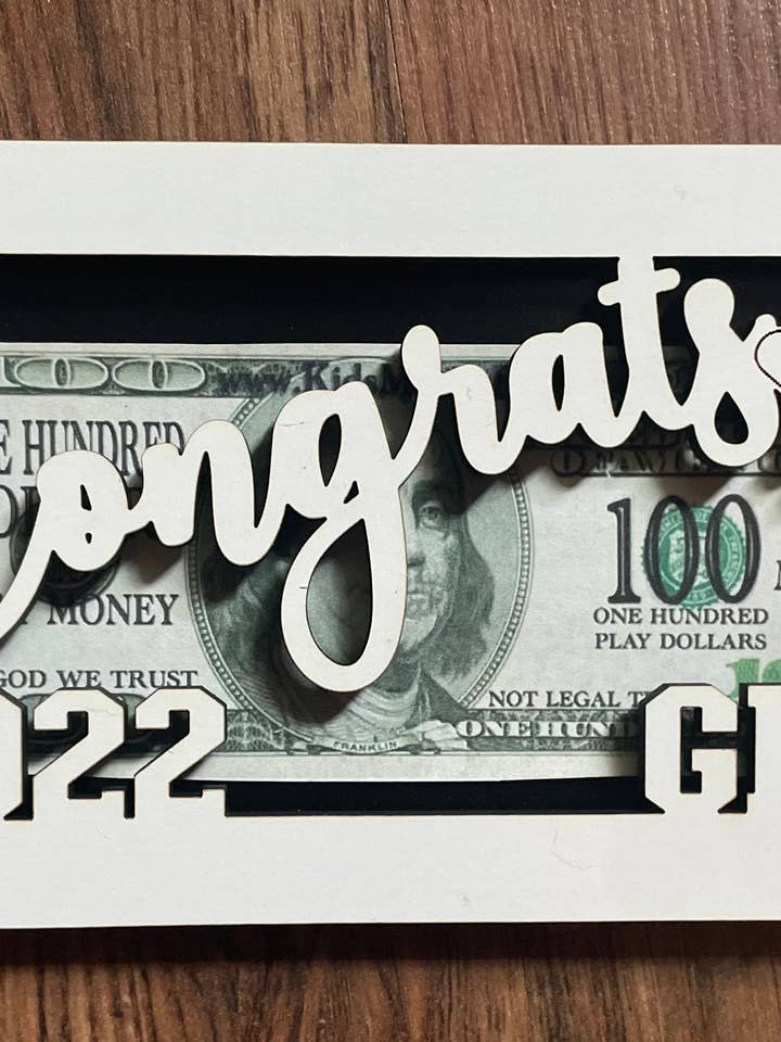 Cartel de graduación con forma de monedero para venta al por mayor de LivaBella Designs