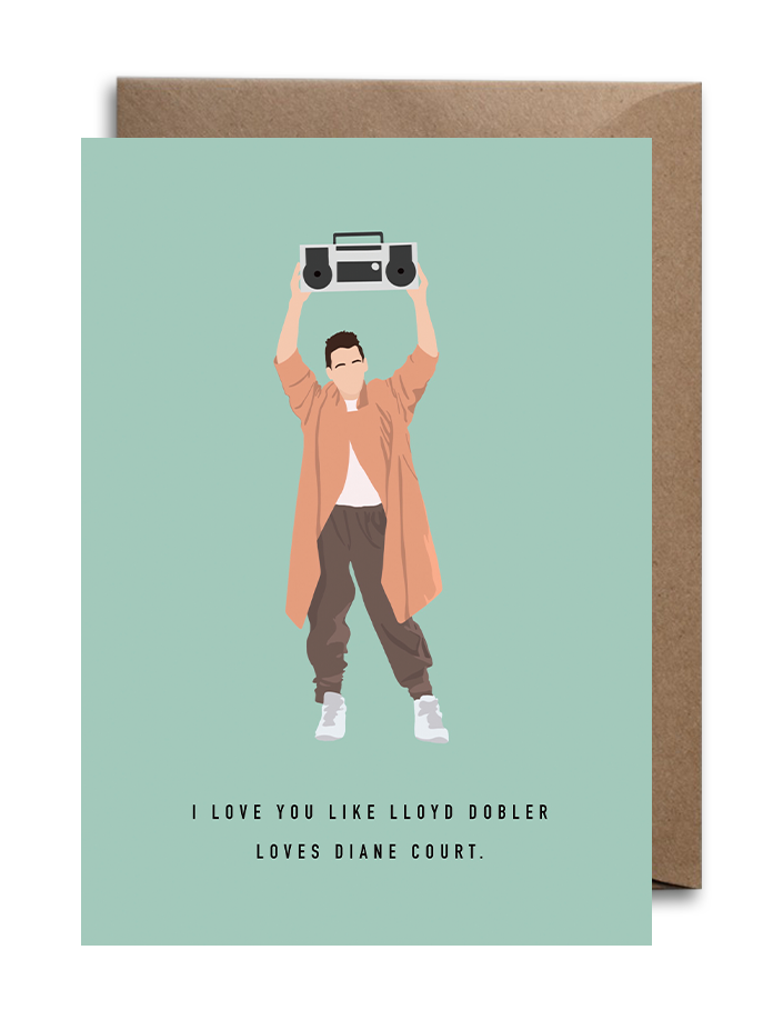 Bonne Nouvelle – Großhandel Liebeskarte – Sag alles - Lloyd Dobler Love Card1