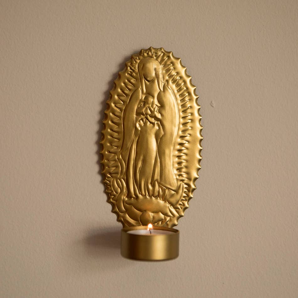 Mahe Homeware - Wholesale Candle Holder - Virgin Tea Light Wall Candle Holder1