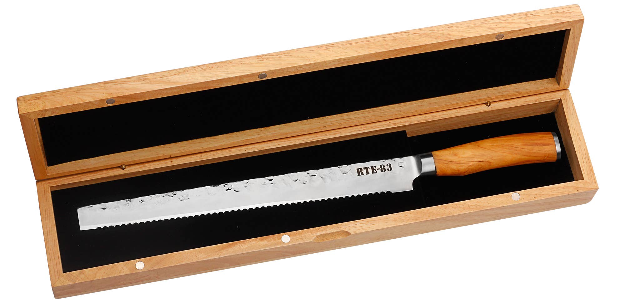 Route83 Knives - Wholesale Kitchen/Utility Knife - Classic Bread Knife 12" - Serrated German Steel3