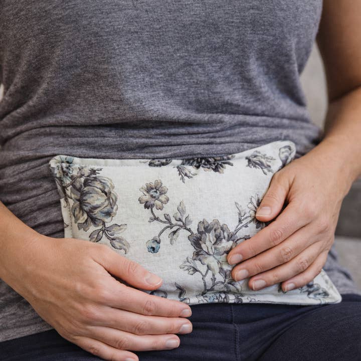 Zen Pack Reusable Hot/Cold Rice Pack - Vintage Floral for wholesale by The Zenful Artist