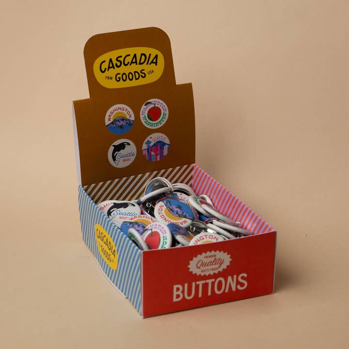 SEA WA Icons Button Box for wholesale by Tender Loving Empire