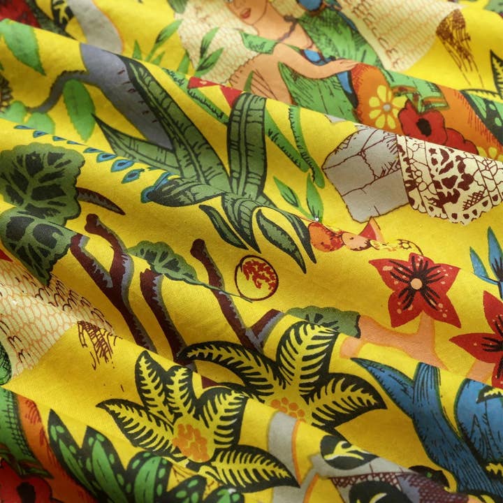 bhavnas boutique – wholesale Tygfärg – Blocktryck Tyg By The Yard Sömnadsmaterial Klänningstyg1