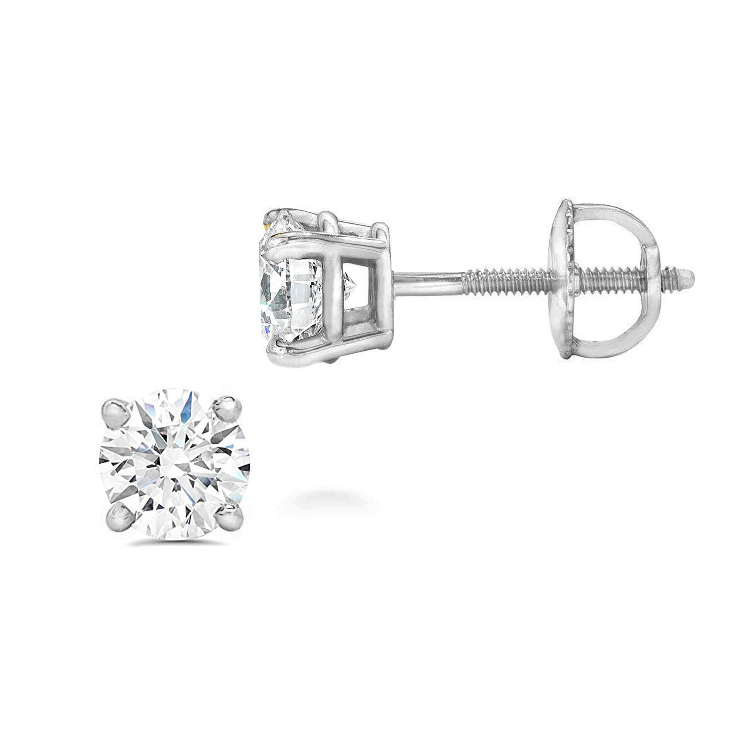Fifth and Fine - Wholesale Stud/Post Earrings - IGI Certified VS2 Lab Grown Diamond Earrings 14K Gold3