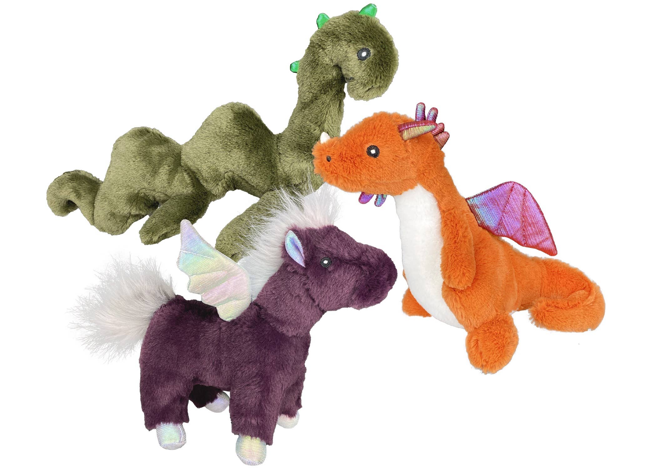 Pet Palette Distribution - Wholesale Pet Plush Toy - Dog - Multipet Mythical Creatures Plush Dog Toy Asst. Mini 5"1