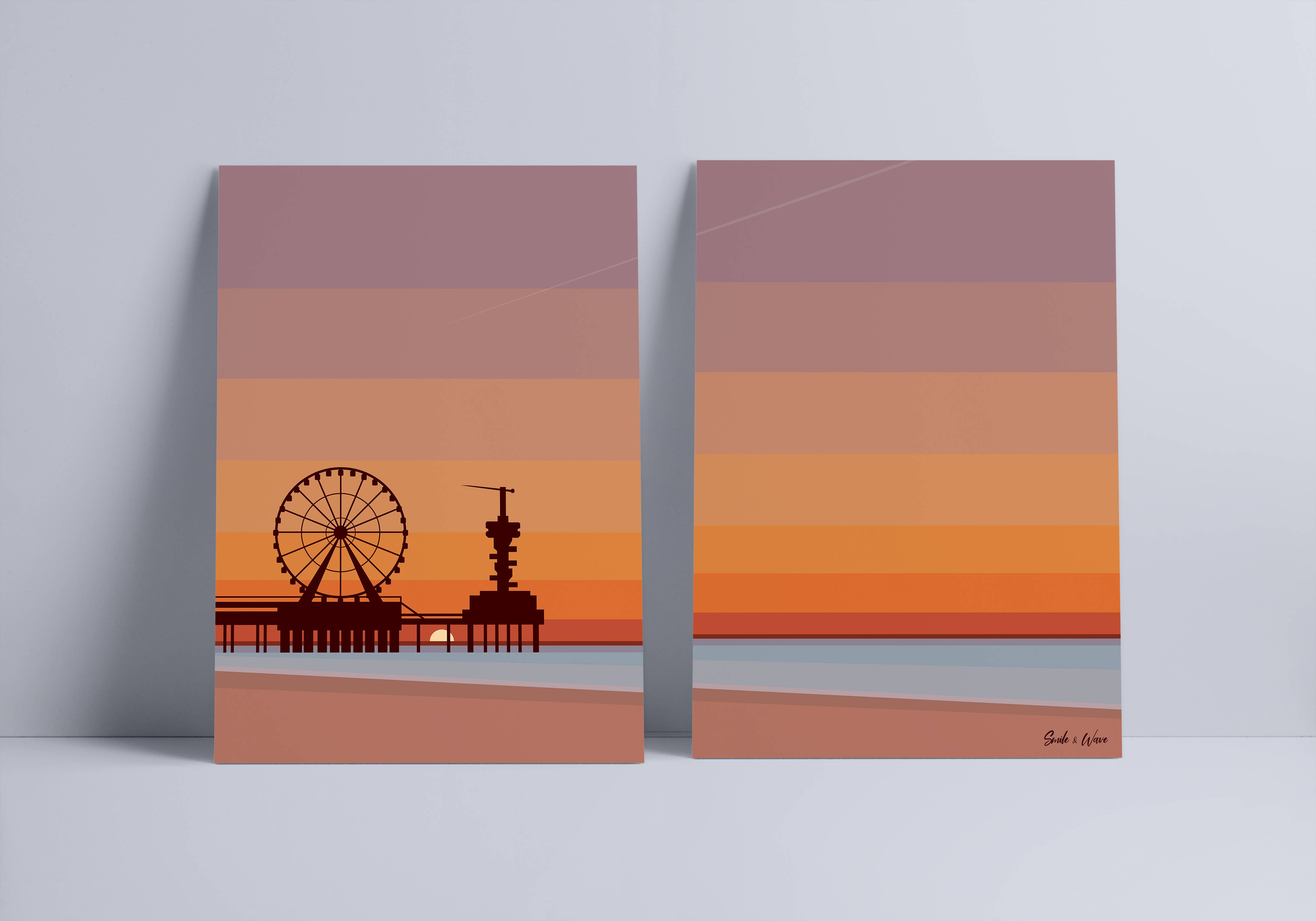 Smile & Wave - Vendita all'ingrosso Stampa artistica - Set di stampe artistiche Scheveningen A31
