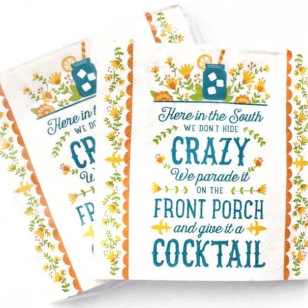 THE PARISH LINE - Vente Serviettes jetables - Serviette à cocktail - Crazy2