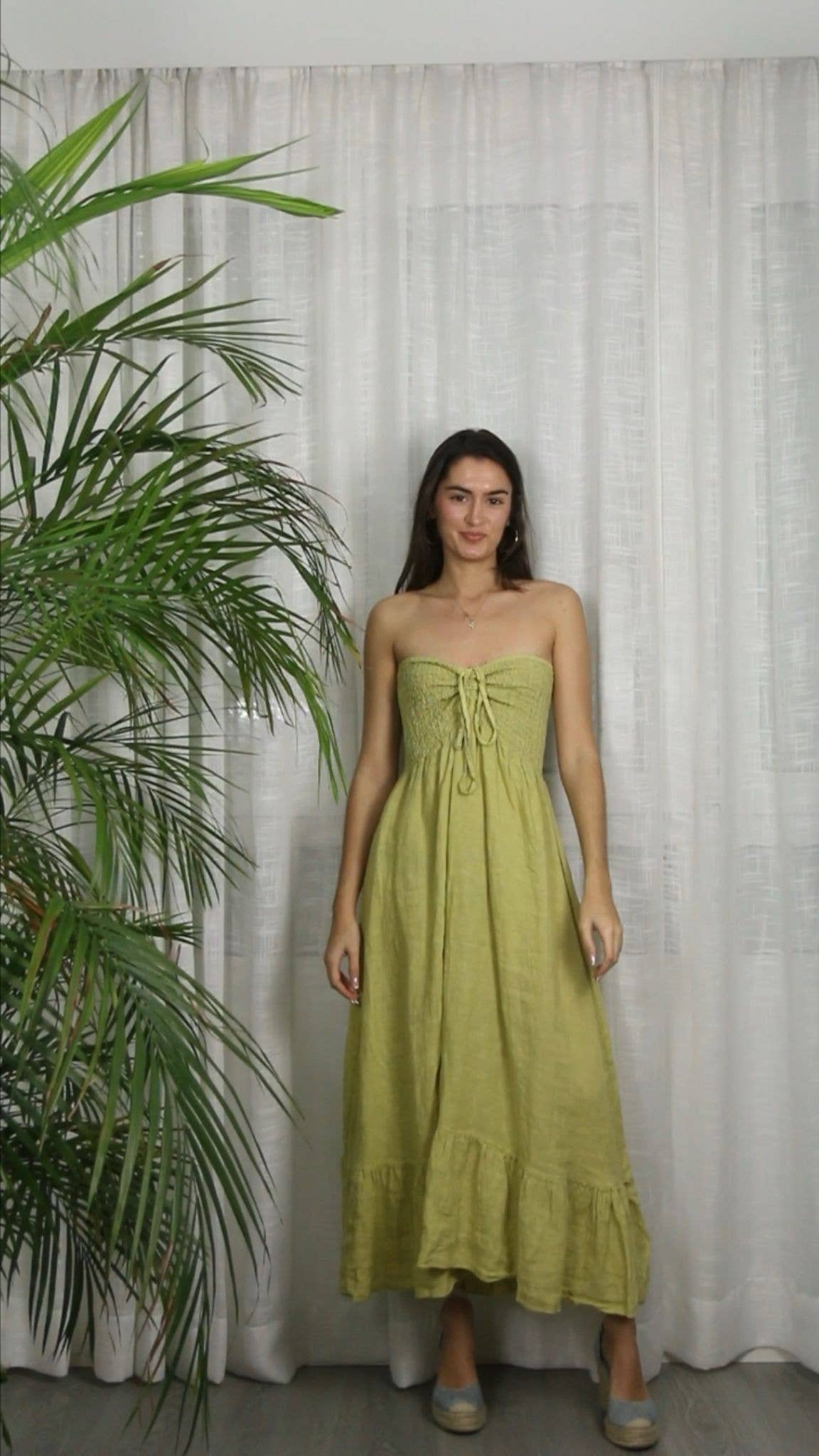 Linen & More – Großhandel Kleid – Damen – REF 72139 EHRENKLEID AUS 100% LEINEN6