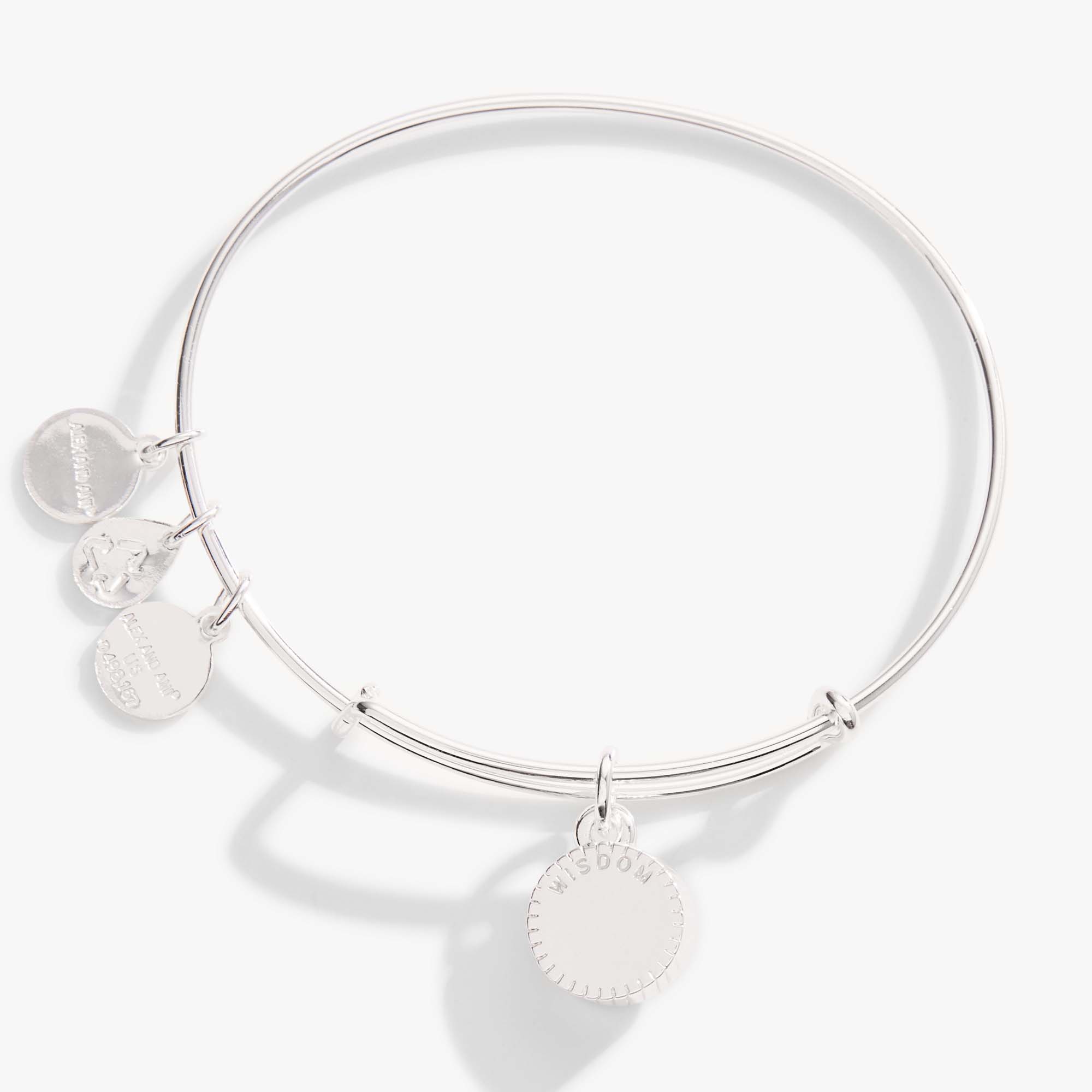 Alex and Ani - Wholesale Charm/Dangle Bracelet - September Birthstone Charm Bangle, Sapphire1