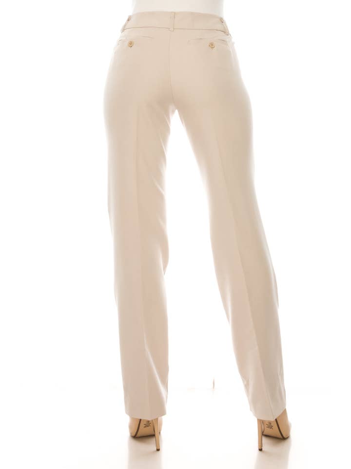 VINTAGE NUDE Zac & Rachel Straight Leg Zip Up Pants for wholesale on Faire1