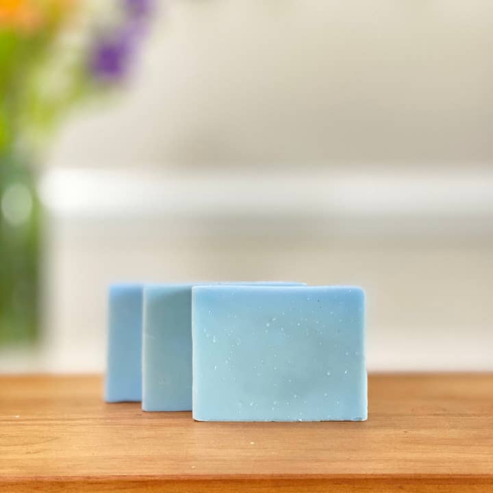 Pluff Mud Mercantile - Wholesale Bar Soap - 5 oz Charleston Haint Blue Handcrafted Soap1