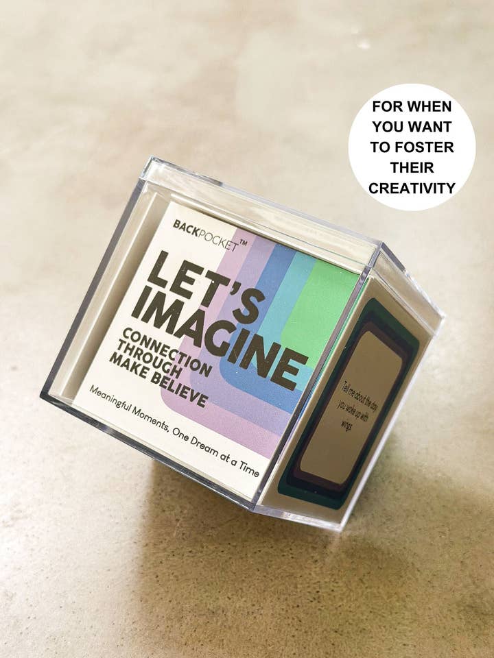 LET'S IMAGINE | Connection Through Make Believe for wholesale by BACKPOCKET
