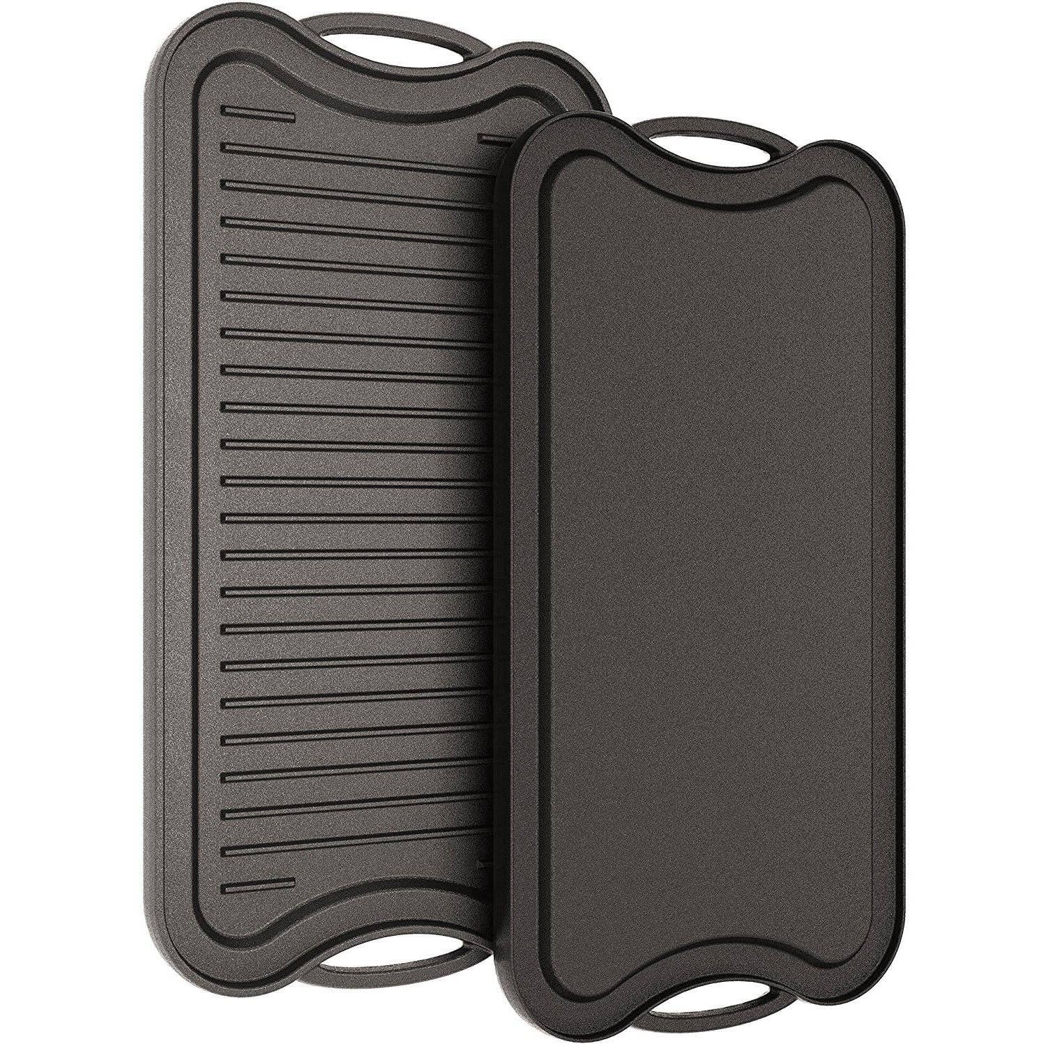 Crucible Cookware - Wholesale Grill Pan/Griddle - Cast Iron Griddle (20" by 10"/51 cm x 26 cm), Reversible, Gr1